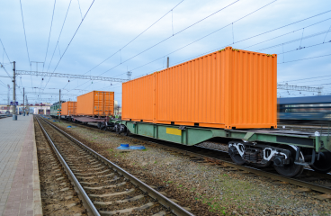 Internationaler Bahntransport